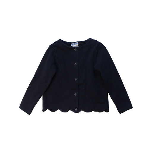 A Black Cardigans from Jacadi in size 6T for girl. (Front View)