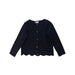 A Black Cardigans from Jacadi in size 6T for girl. (Front View)