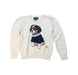 A Multicolour Knit Sweaters from Polo Ralph Lauren in size 6T for girl. (Front View)