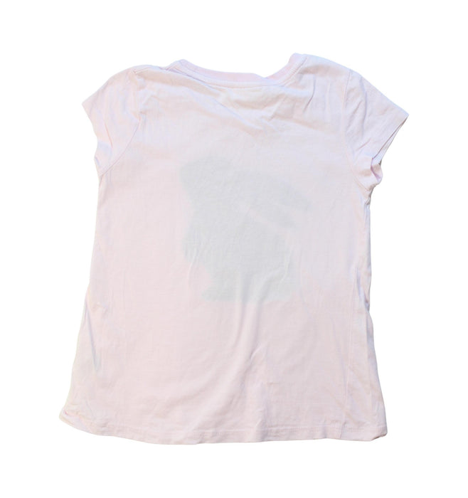 A Pink Short Sleeve T Shirts from Seed in size 5T for girl. (Back View)