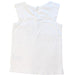 A White Sleeveless Tops from Jacadi in size 6T for girl. (Back View)