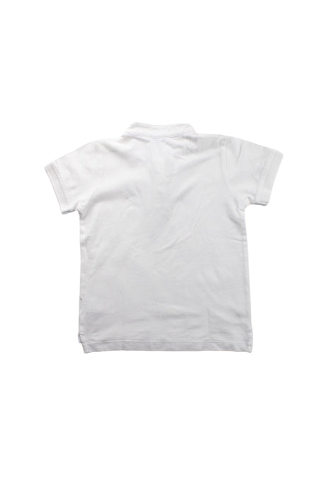 A White Short Sleeve Tops from Shanghai Tang in size 6T for boy. (Back View)