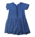 A Blue Short Sleeve Dresses from Bobine in size 8Y for girl. (Front View)