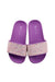 A Purple Slippers from Crewcuts in size 4T for girl. (Back View)