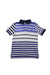 A Blue Short Sleeve Polos from Polo Ralph Lauren in size 6T for boy. (Front View)