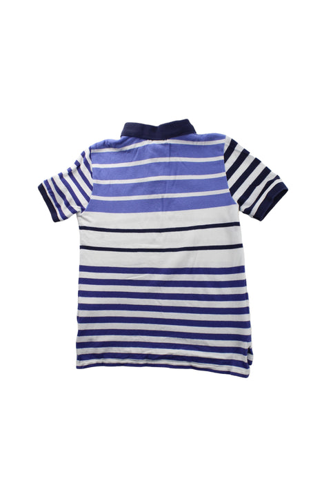 A Blue Short Sleeve Polos from Polo Ralph Lauren in size 6T for boy. (Back View)