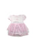 A Pink Short Sleeve Dresses from Kissy Kissy in size 6-12M for girl. (Front View)