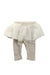 A Beige Tulle Skirts from Petit Main in size 12-18M for girl. (Front View)