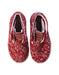 A Red Sneakers from Toms in size 18-24M for girl. (Back View)