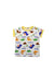 A White Short Sleeve T Shirts from Miki House in size 18-24M for boy. (Front View)