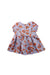 A Purple Short Sleeve Dresses from Seed in size 6-12M for girl. (Back View)