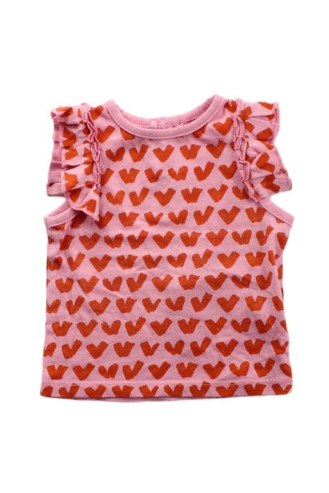 A Pink Short Sleeve Tops from Stella McCartney in size 3-6M for girl. (Front View)