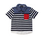 A Multicolour Short Sleeve Polos from Comme Ca Ism in size 2T for boy. (Front View)