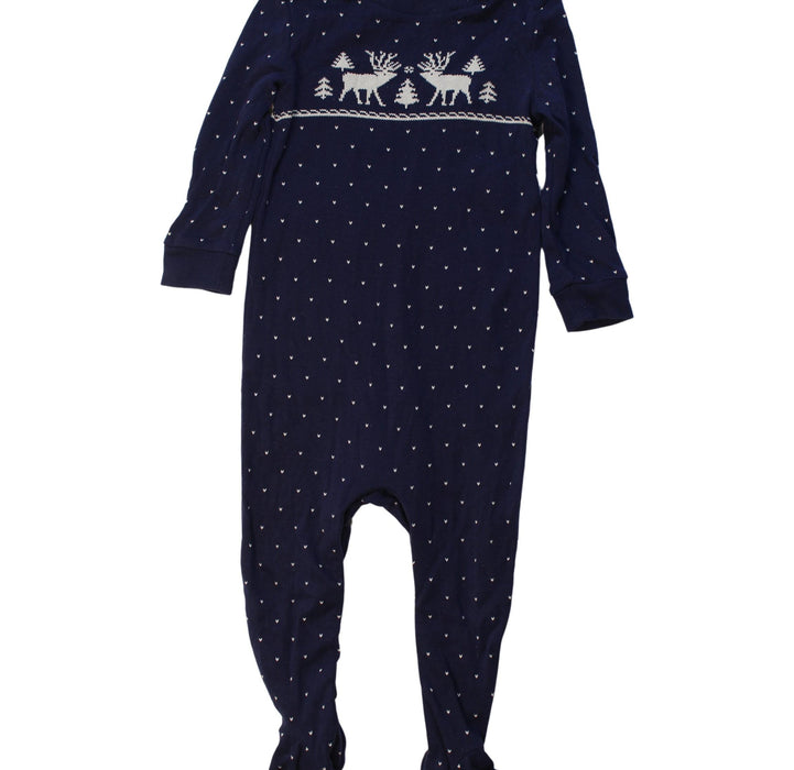 A Navy Onesies from Ralph Lauren in size 6-12M for neutral. (Front View)