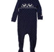 A Navy Onesies from Ralph Lauren in size 6-12M for neutral. (Back View)