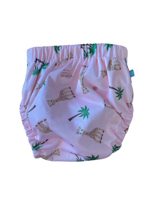 A Pink Cloth Diapers from Charlie Banana in size O/S for neutral. (Back View)