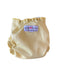 A Yellow Cloth Diapers from Apple Cheeks in size 0-3M for neutral. (Back View)