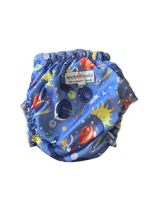 A Blue Cloth Diapers from Apple Cheeks in size O/S for neutral. (Back View)