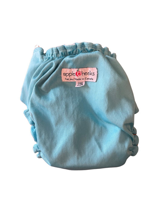 A Blue Cloth Diapers from Apple Cheeks in size O/S for neutral. (Back View)