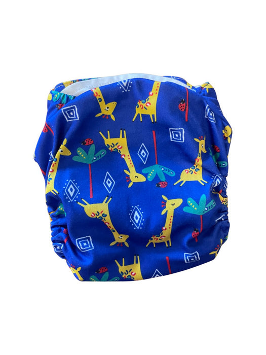 A Blue Cloth Diapers from Bambino Mio in size 6-12M for neutral. (Back View)