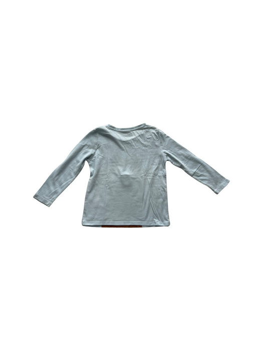 A Blue Long Sleeve T Shirts from Seed in size 4T for neutral. (Back View)