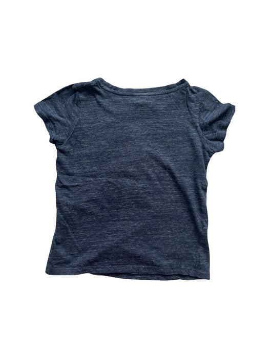 A Navy Short Sleeve T Shirts from Seed in size 6T for neutral. (Back View)