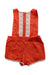 A Red Sleeveless Bodysuits from Carrément Beau in size 6-12M for girl. (Back View)