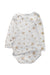 A White Long Sleeve Bodysuits from Petit Bateau in size 12-18M for girl. (Back View)