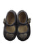 A Black Flats from OKAA in size 18-24M for girl. (Back View)