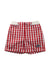 A Red Shorts from Nicholas & Bears in size 3T for girl. (Front View)