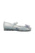 A Transparent Flats from Mini Melissa in size 5T for girl. (Front View)