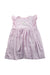 A Pink Sleeveless Dresses from Little English in size 3T for girl. (Front View)