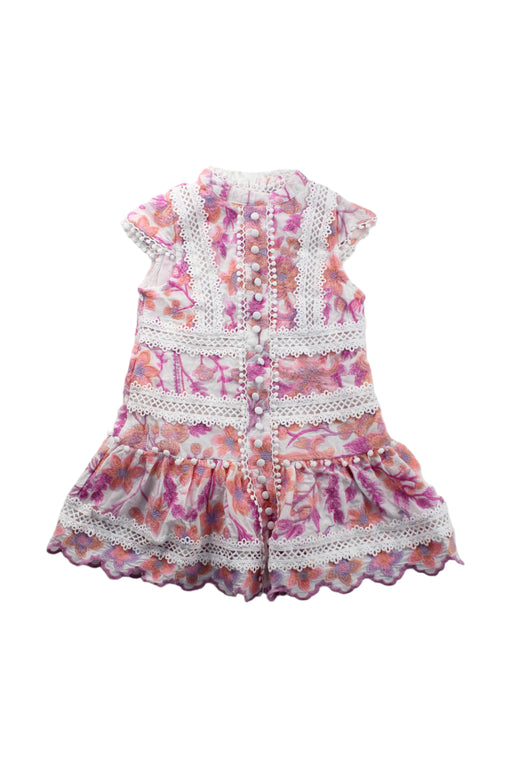 A White Short Sleeve Dresses from Marlo in size 2T for girl. (Front View)