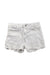 A White Shorts from IKKS in size 4T for girl. (Front View)