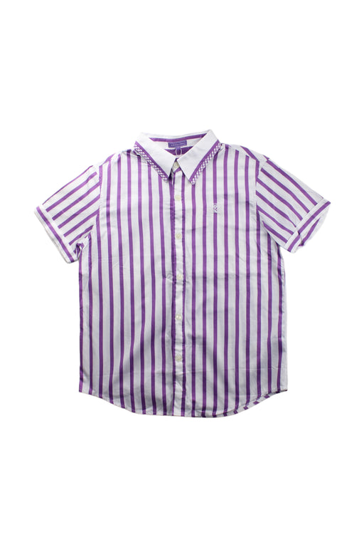 A Purple Short Sleeve Shirts from Nicholas & Bears in size 12Y for boy. (Front View)