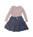 A Multicolour Long Sleeve Dresses from Crewcuts in size 7Y for girl. (Front View)