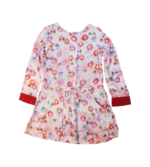 A Multicolour Long Sleeve Dresses from Paul Smith in size 8Y for girl. (Front View)