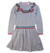 A Multicolour Long Sleeve Dresses from Boden in size 8Y for girl. (Front View)