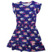 A Multicolour Sleeveless Dresses from Catimini in size 12Y for girl. (Front View)