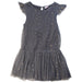 A Grey Sleeveless Dresses from Seed in size 7Y for girl. (Front View)