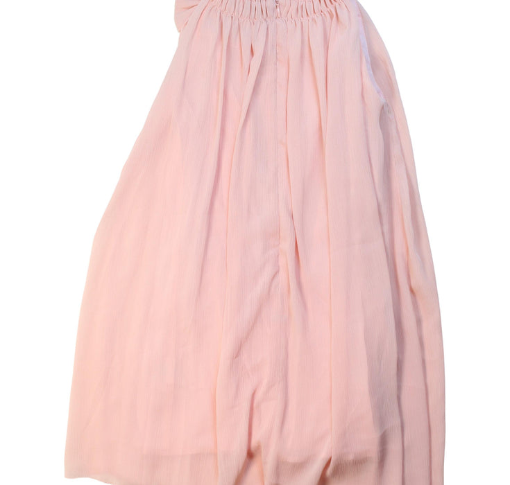 A Pink Sleeveless Dresses from Chickeeduck in size 10Y for girl. (Back View)