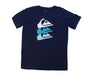 A Multicolour Short Sleeve T Shirts from Quiksilver in size 12Y for boy. (Front View)