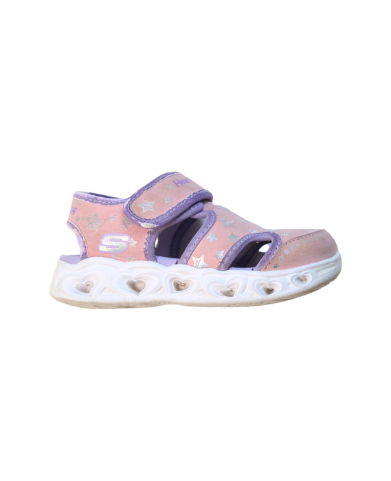 A Multicolour Sandals from Skechers in size 3T for girl. (Front View)