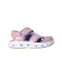 A Multicolour Sandals from Skechers in size 3T for girl. (Front View)