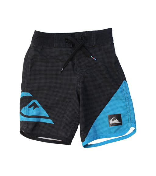 A Black Swim Shorts from Quiksilver in size 3T for boy. (Front View)