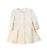 A Beige Long Sleeve Dresses from Nicholas & Bears in size 6-12M for girl. (Front View)
