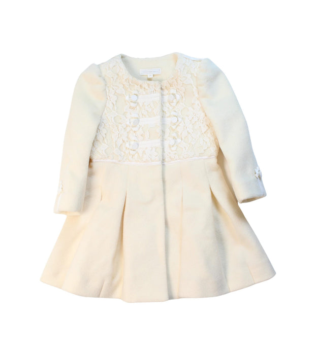 A Beige Long Sleeve Dresses from Nicholas & Bears in size 6-12M for girl. (Front View)