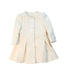 A Beige Long Sleeve Dresses from Nicholas & Bears in size 6-12M for girl. (Front View)