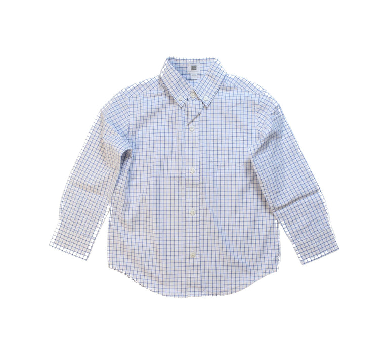 A White Long Sleeve Shirts from Janie & Jack in size 3T for boy. (Front View)