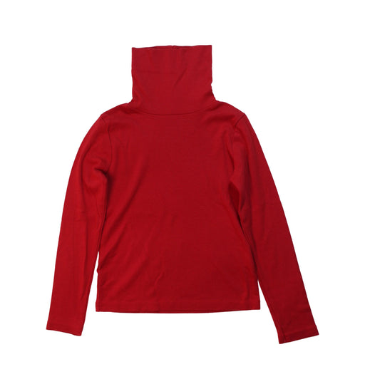 A Red Long Sleeve Tops from Polo Ralph Lauren in size 5T for girl. (Front View)